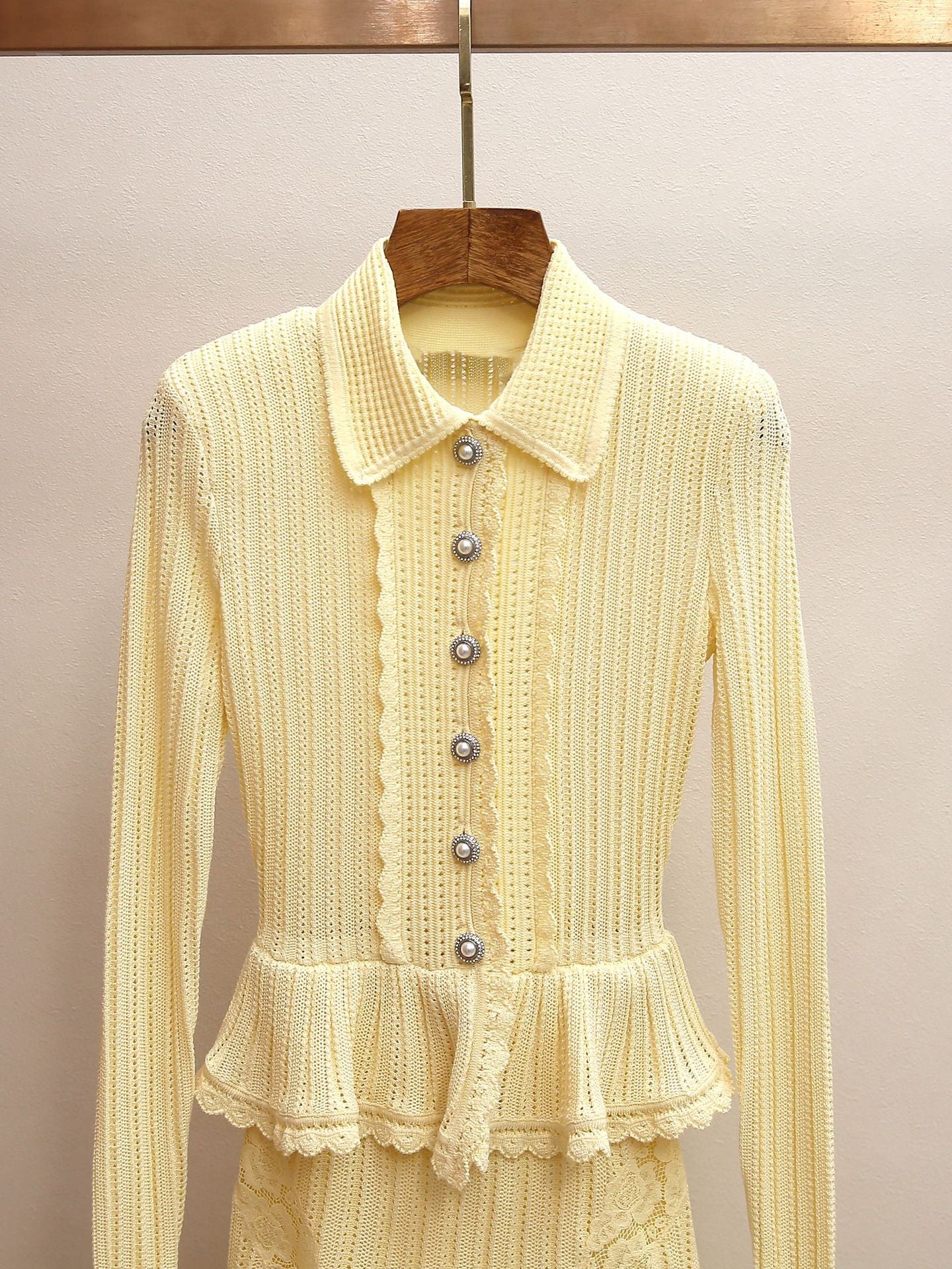 Spring New Arrival Elegant Chanel-Style Contrast Knit Dress