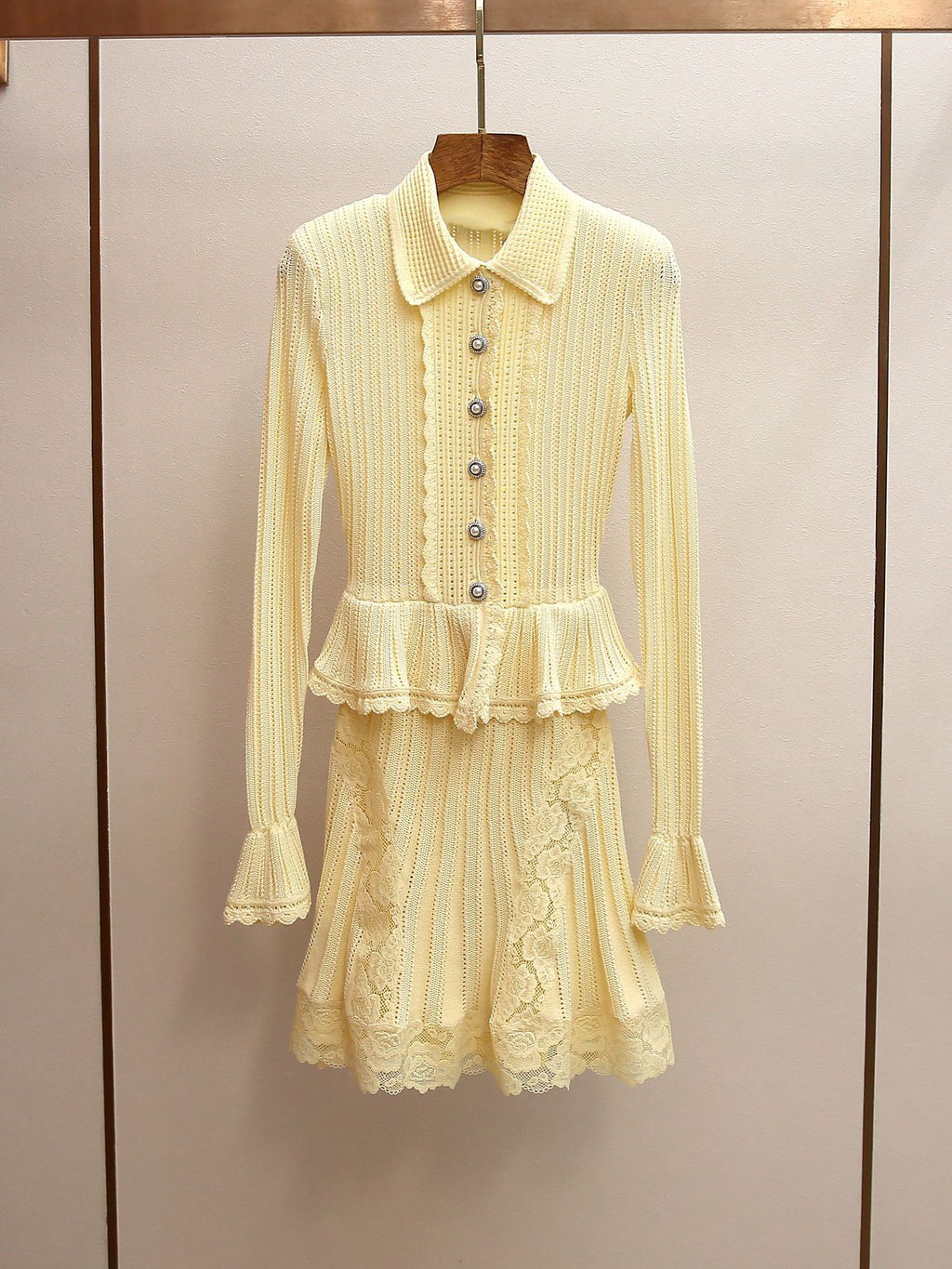 Spring New Arrival Elegant Chanel-Style Contrast Knit Dress